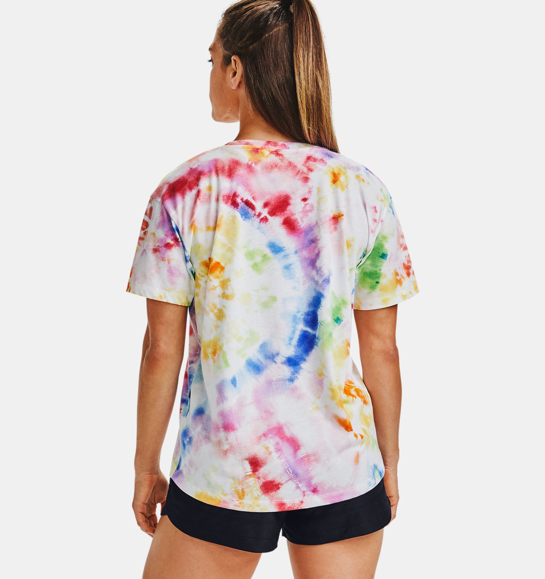 Under Armour Pride Fashion T Shirt Ladies United Graphic Die Loose Fit Tee 